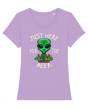 Just Here For The Beer Alien Lavender Dawn