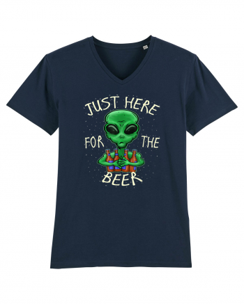 Just Here For The Beer Alien French Navy