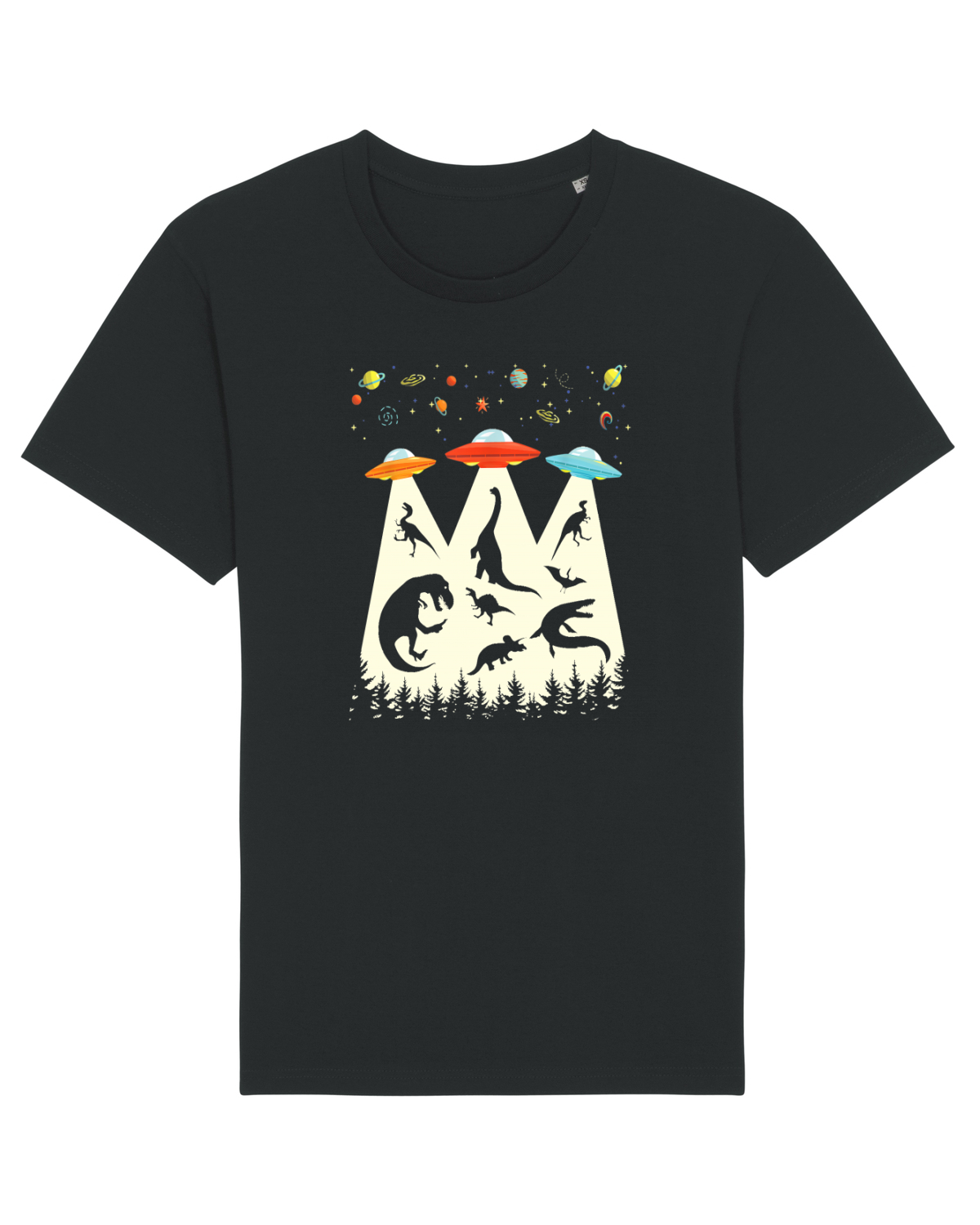 Tricou mânecă scurtă Unisex Rocker Black