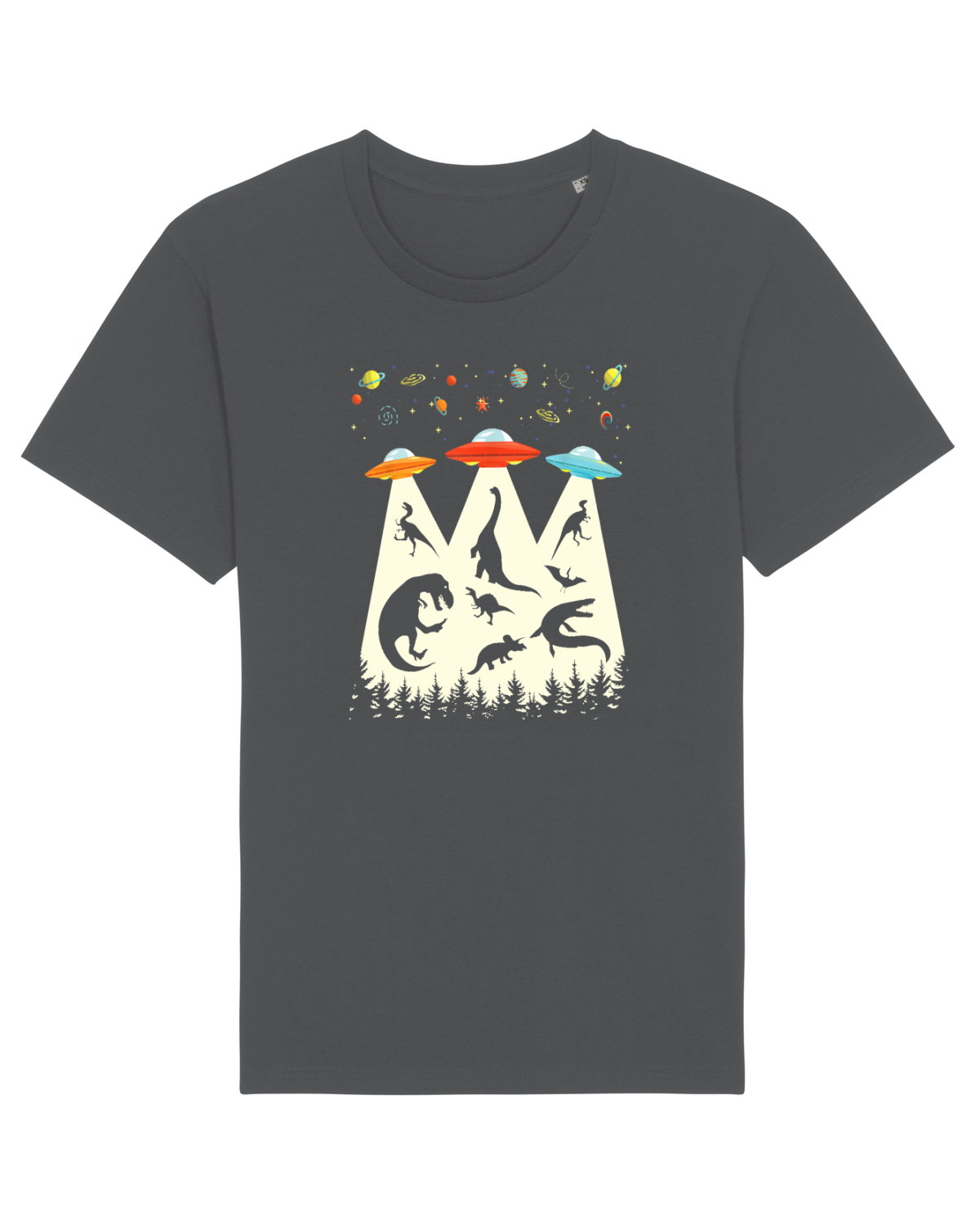 Tricou mânecă scurtă Unisex Rocker Anthracite