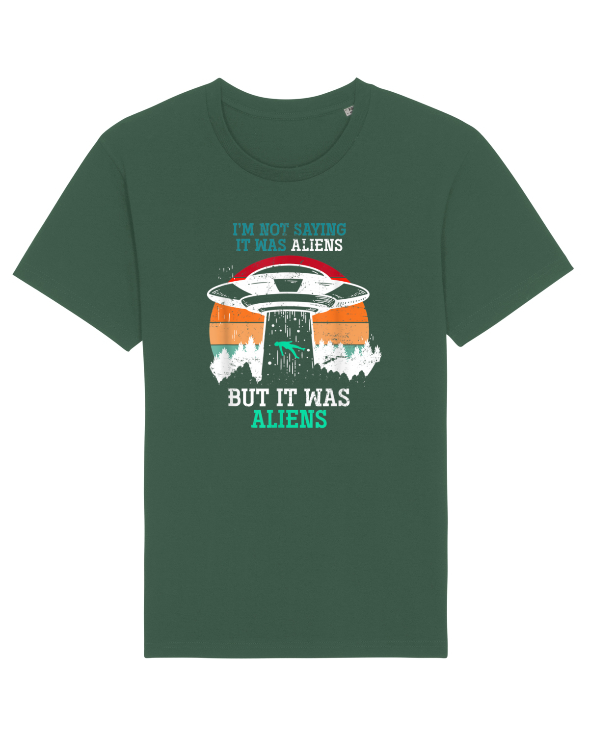 Tricou mânecă scurtă Unisex Rocker Bottle Green