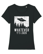 Whatever I'ts 2020 Tricou mânecă scurtă guler larg fitted Damă Expresser