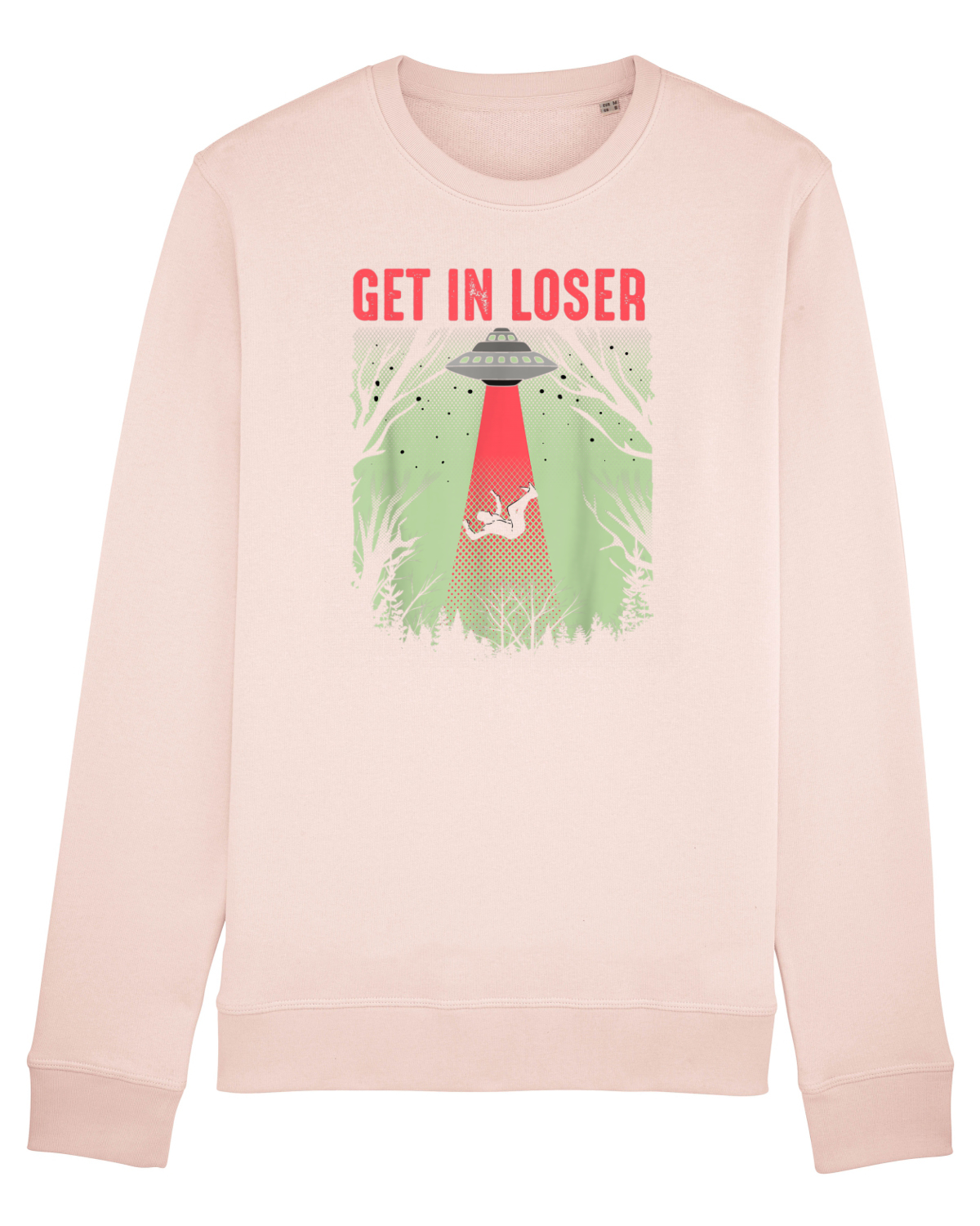 Bluză mânecă lungă Unisex Rise Candy Pink