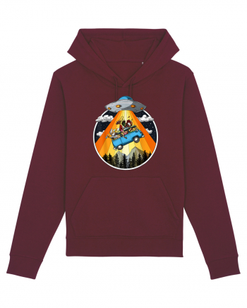 Hippie Van Alien Abduction Burgundy