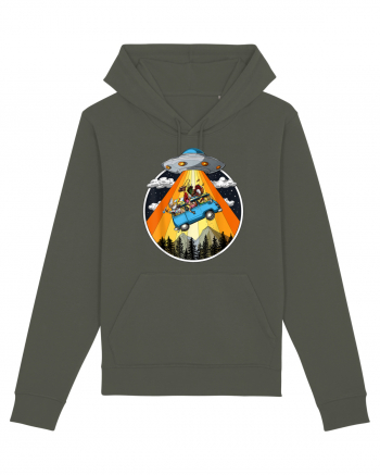 Hippie Van Alien Abduction Khaki