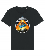 Hippie Van Alien Abduction Tricou mânecă scurtă Unisex Rocker