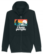 Bigfoot I Hate People Hanorac cu fermoar Unisex Connector