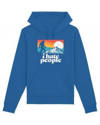 Bigfoot I Hate People Royal Blue