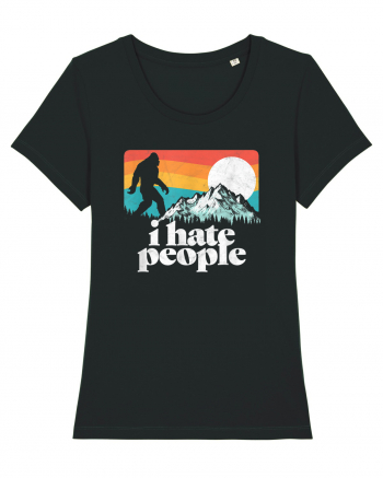 Bigfoot I Hate People Black