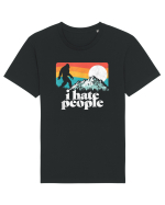 Bigfoot I Hate People Tricou mânecă scurtă Unisex Rocker