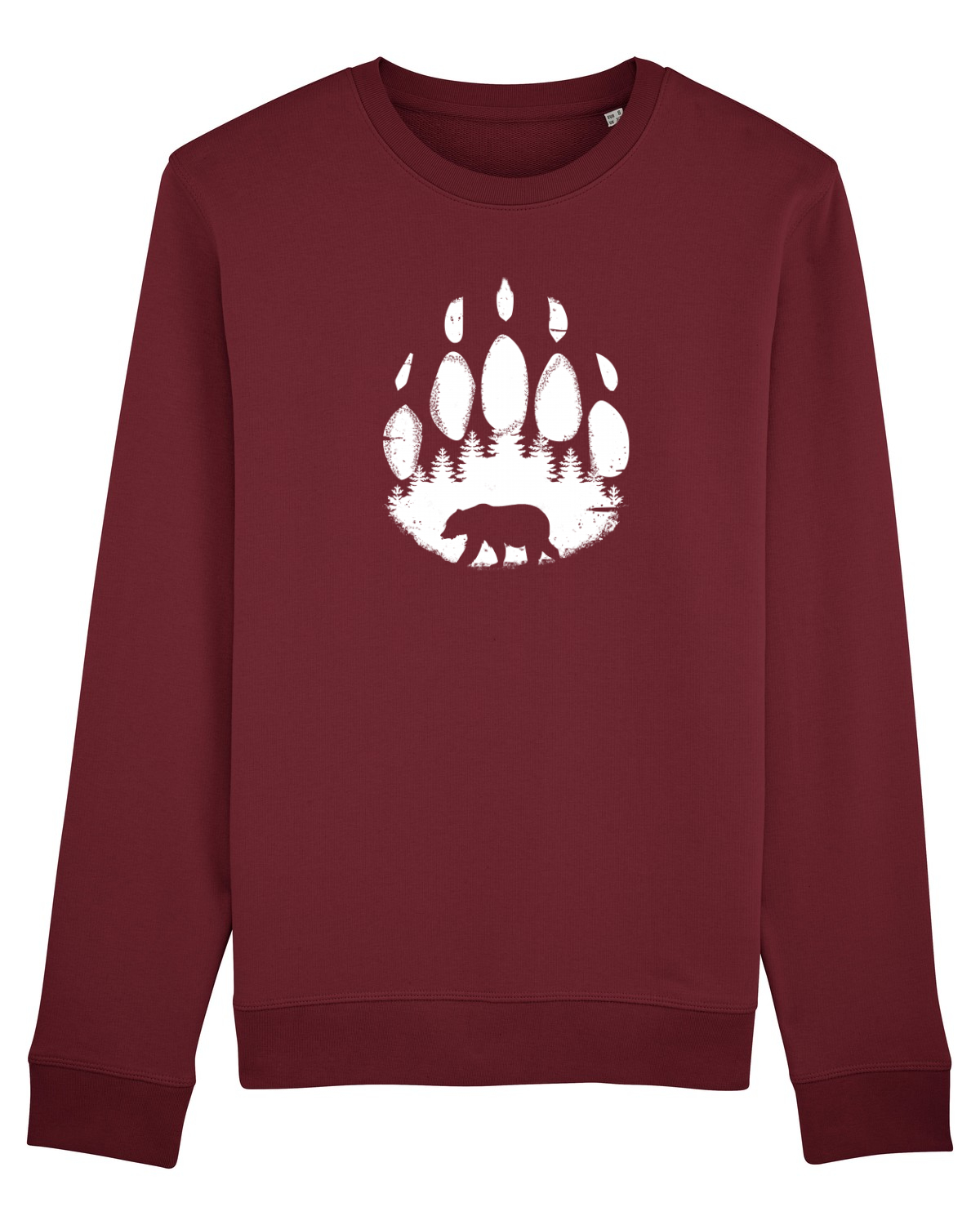 Bluză mânecă lungă Unisex Rise Burgundy