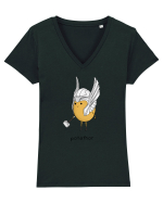 Potathor Tricou mânecă scurtă guler V Damă Evoker