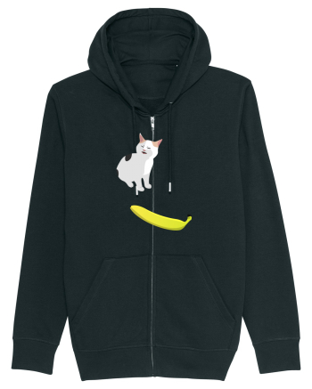 Cat no like banana Black
