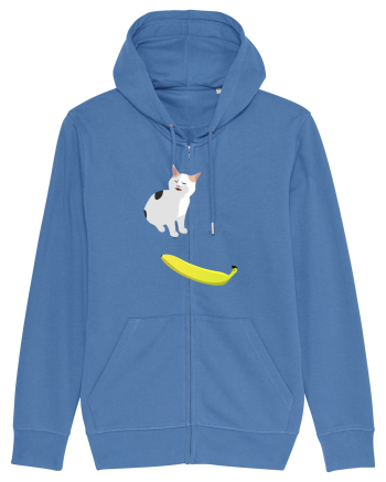 Cat no like banana Bright Blue