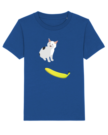 Cat no like banana Majorelle Blue
