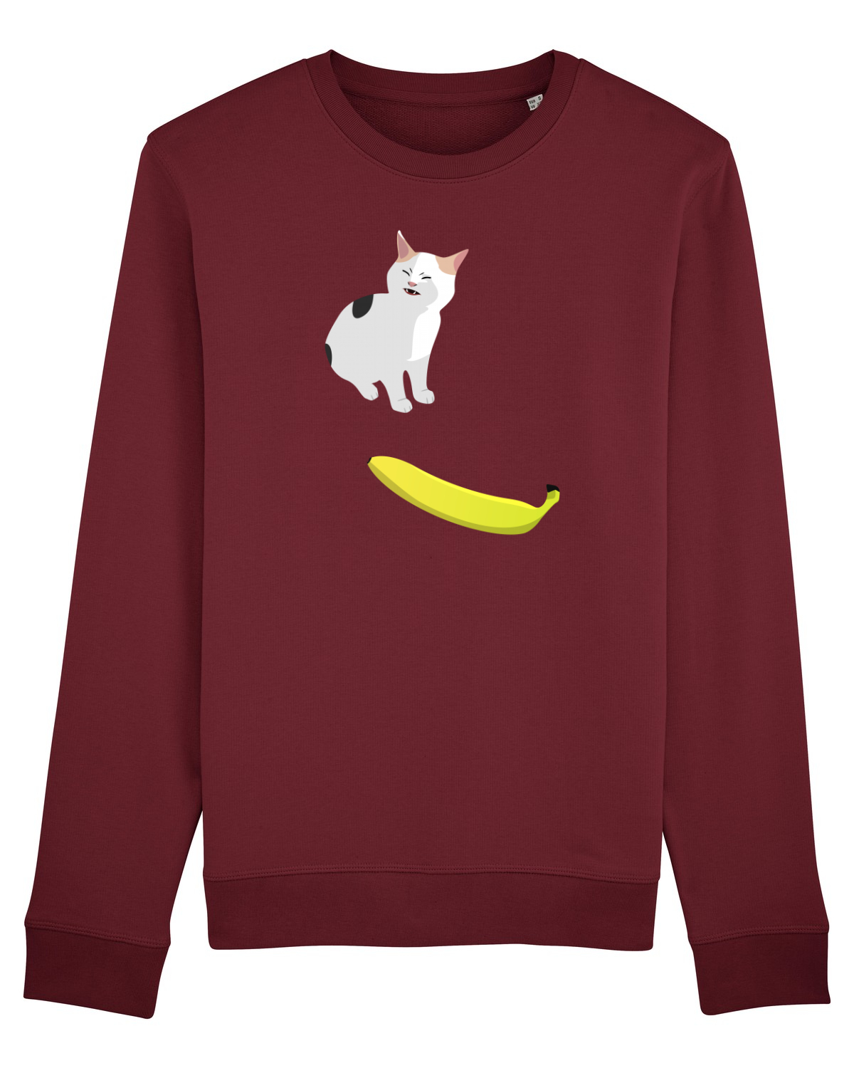 Bluză mânecă lungă Unisex Rise Burgundy