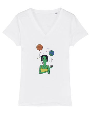 Party Alien White