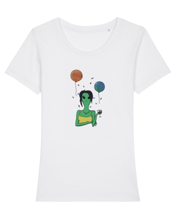 Party Alien White