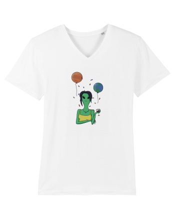 Party Alien White