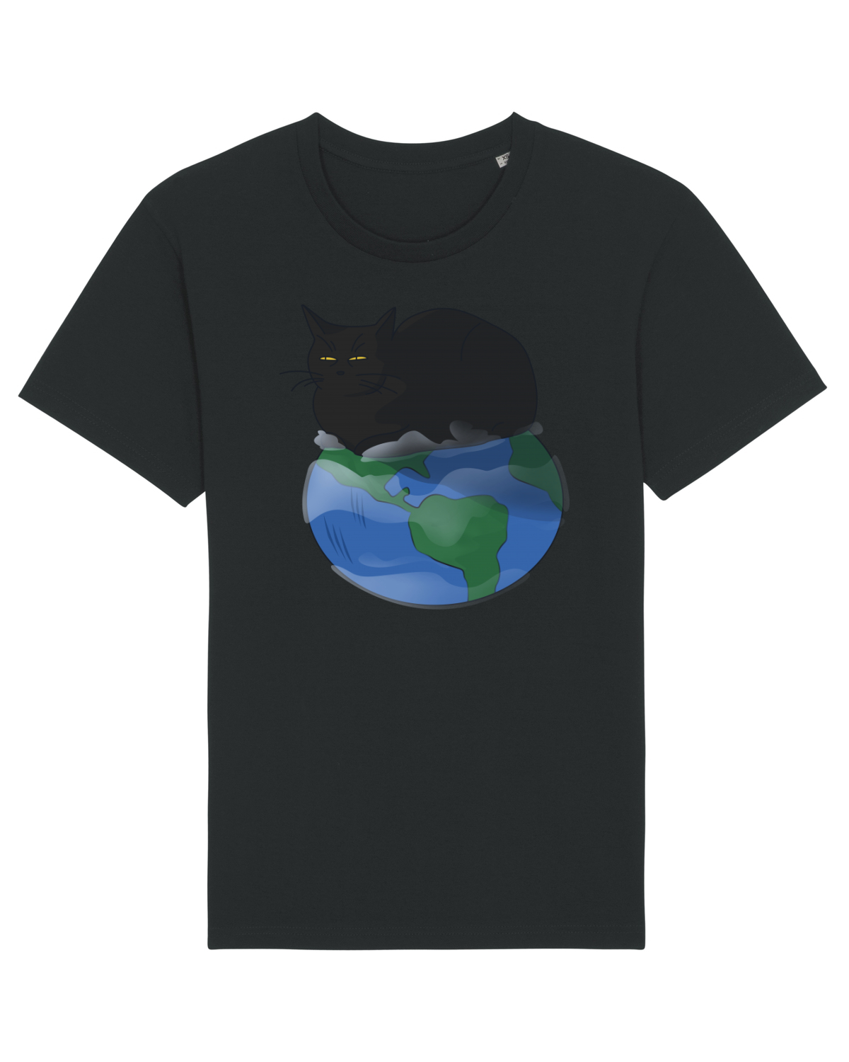 Tricou mânecă scurtă Unisex Rocker Black