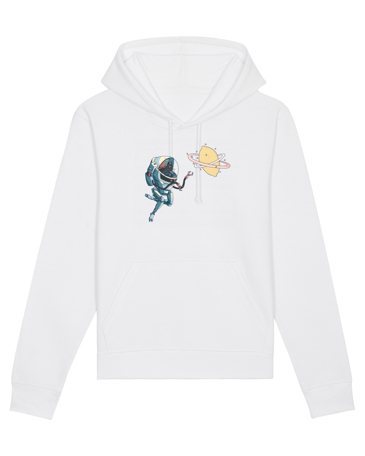 Hanorac Unisex Drummer White
