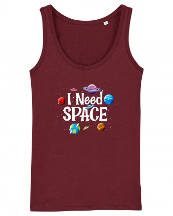 I Need Space Solar System Burgundy