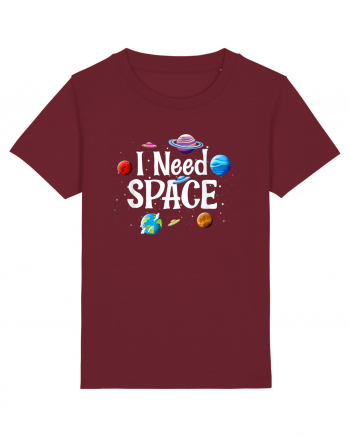 I Need Space Solar System Burgundy