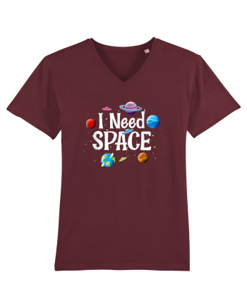 I Need Space Solar System Burgundy