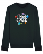 I Need Space Solar System Bluză mânecă lungă Unisex Rise