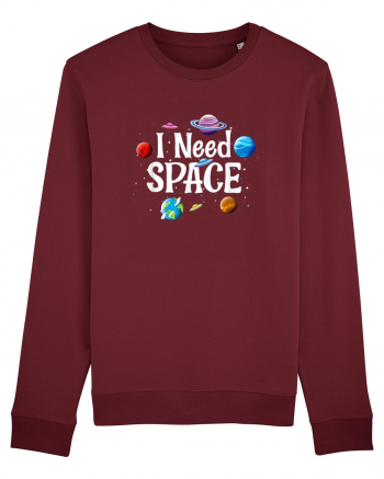 I Need Space Solar System Burgundy