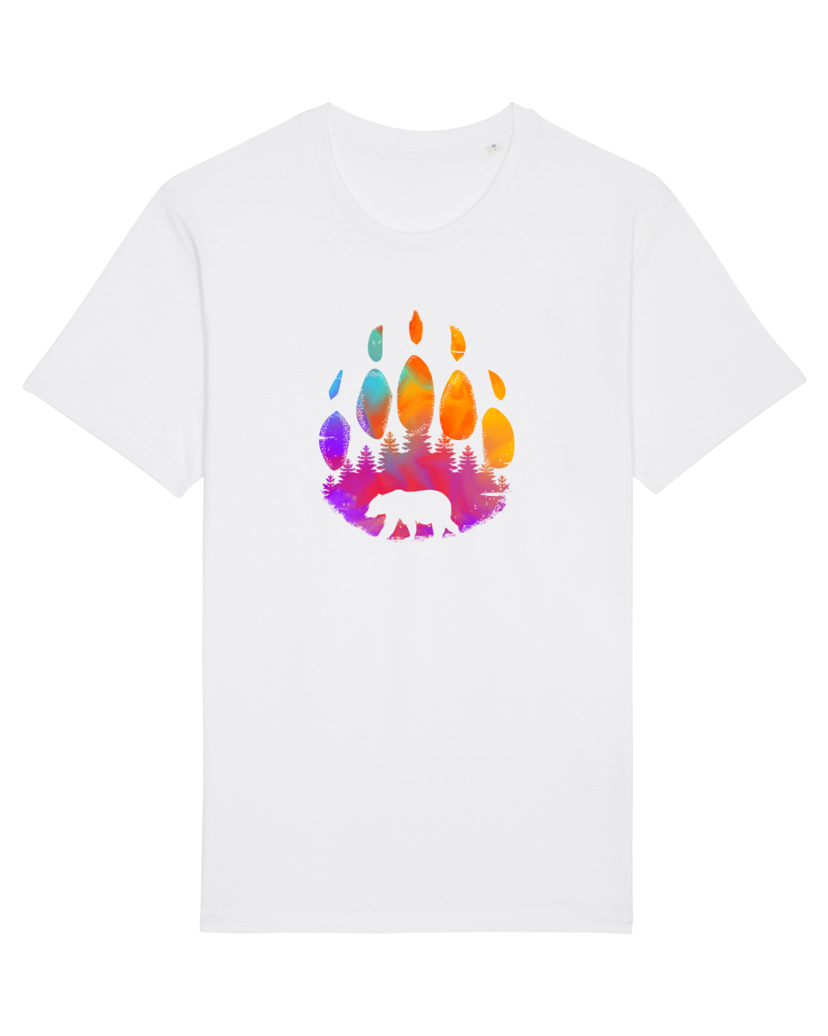 Tricou mânecă scurtă Unisex Rocker White