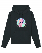 Cool Trippy Pink Alien Hanorac Unisex Drummer