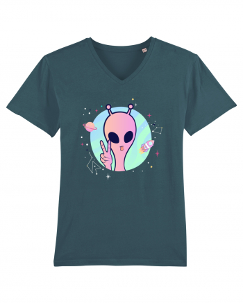 Cool Trippy Pink Alien Stargazer