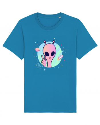 Cool Trippy Pink Alien Azur