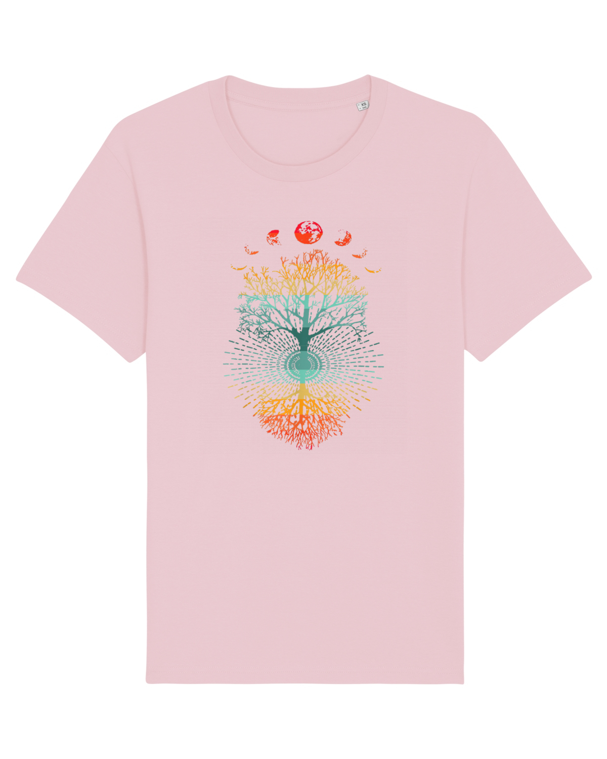 Tricou mânecă scurtă Unisex Rocker Cotton Pink