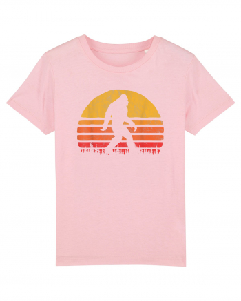  Bigfoot Walking Retro Sunset Cotton Pink