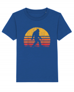  Bigfoot Walking Retro Sunset Tricou mânecă scurtă  Copii Mini Creator