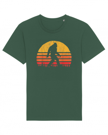  Bigfoot Walking Retro Sunset Bottle Green