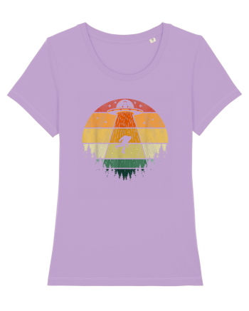 Bigfoot UFO Abduction Lavender Dawn