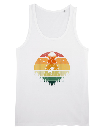 Bigfoot UFO Abduction White