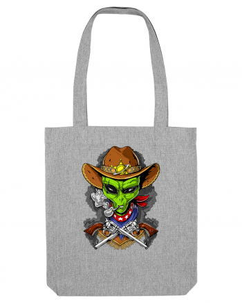 Space Alien Cowboy Heather Grey