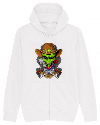 Space Alien Cowboy White