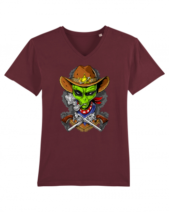 Space Alien Cowboy Burgundy