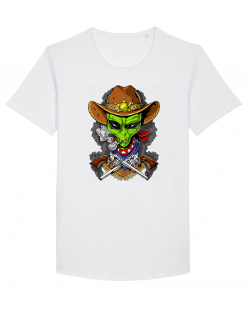 Space Alien Cowboy White