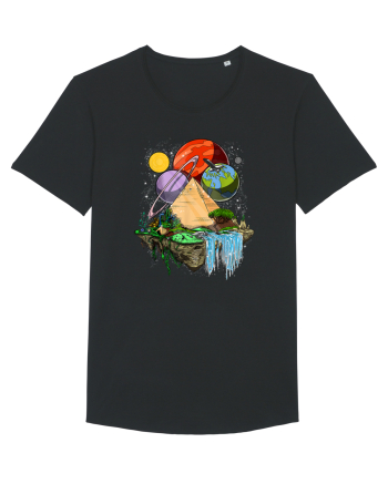 Space Egyptian Pyramid Black