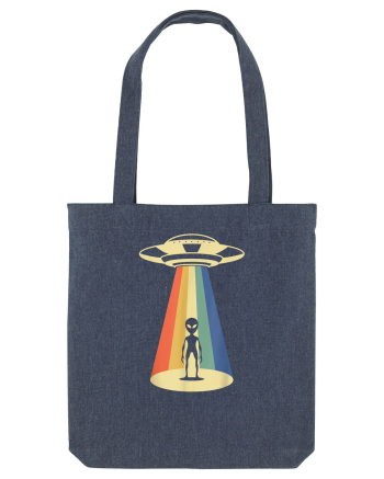 Alien Abduction Vintage Midnight Blue