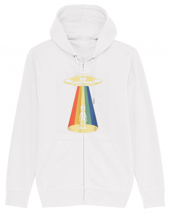 Alien Abduction Vintage White