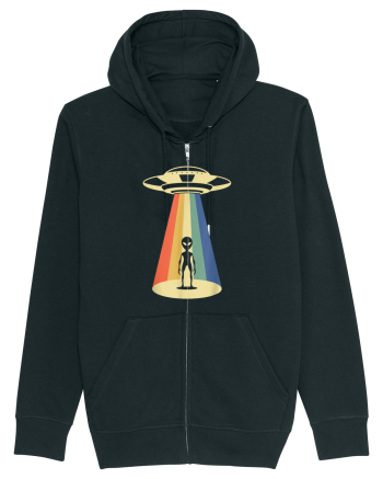 Alien Abduction Vintage Black