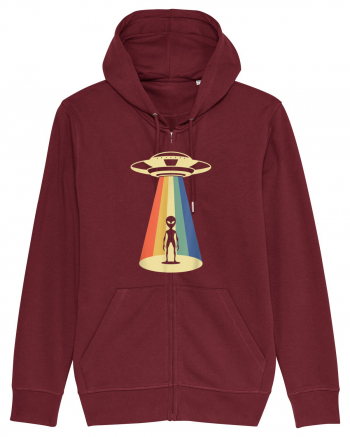 Alien Abduction Vintage Burgundy