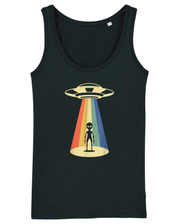 Alien Abduction Vintage Black